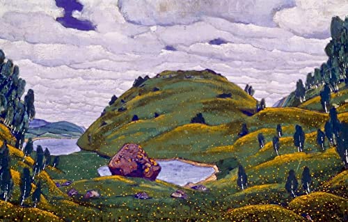 Lienzo decorativo de Stravinsky por Nikolai Roerich: el toque cultural ideal para tu salón