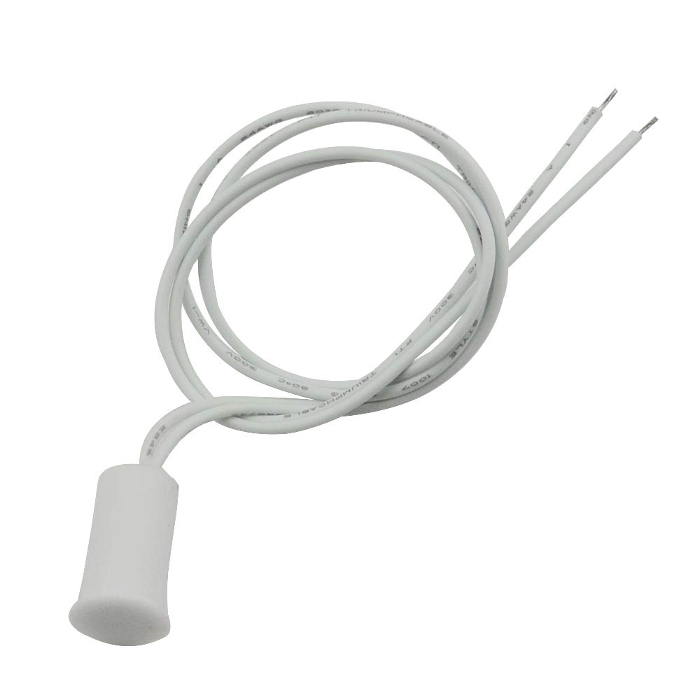 WMYCONGCONG 10 Paia Sensore Magnetico Porta RC-33 NC – Allarme Contatto Cablato Per Finestre E Porte