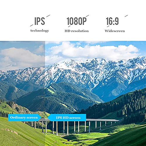 Image of 24-inch Flat Surface Computer Monitor Full Hd (1920x1080p) Ultra-Thin Led LCD Wide Monitor Non-Flicker Screen Low Blue Light with Hdml and Vag Interfaces