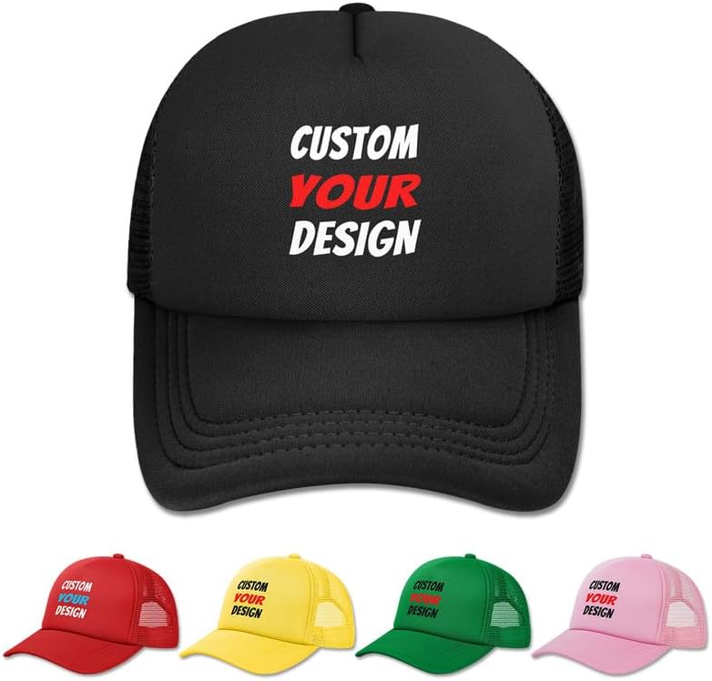 Sombrero personalizado su diseño aquí, agregue su textofoto, diseñe su propio regalo de sombrero personalizado