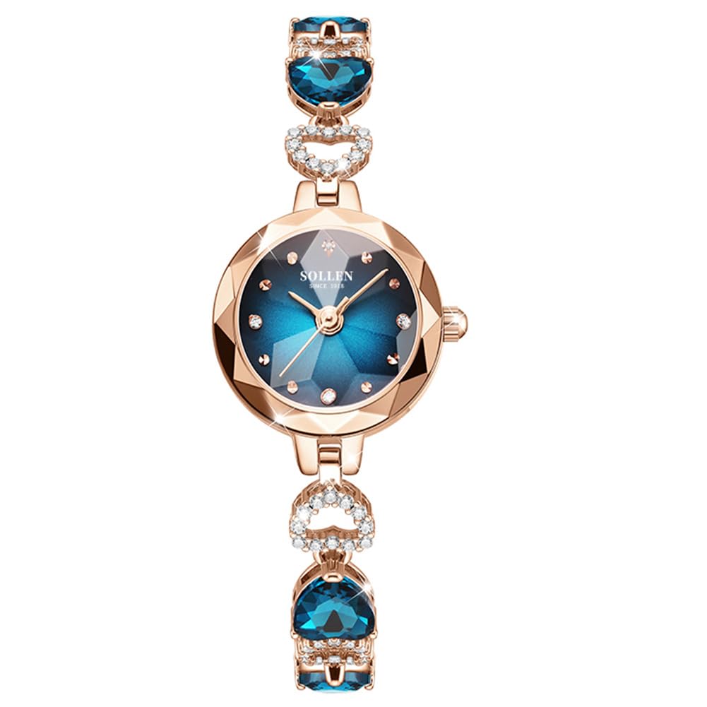 SOLLENWomen Quartz Watch, Waterproof Fashion Analog Quartz Ladies Watches