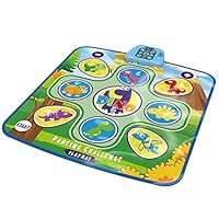 Bexdug Dance Mat - Kids Dance Rhythm Step Mat with 5 Game Modes LED Lights,Anti Slip Favors for Children, Kids, Novelty Toy for Boys, Girls, Adults