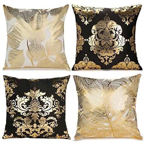 LAPONO Pack de 4 Fundas Cojines de Terciopelo Suave Cover