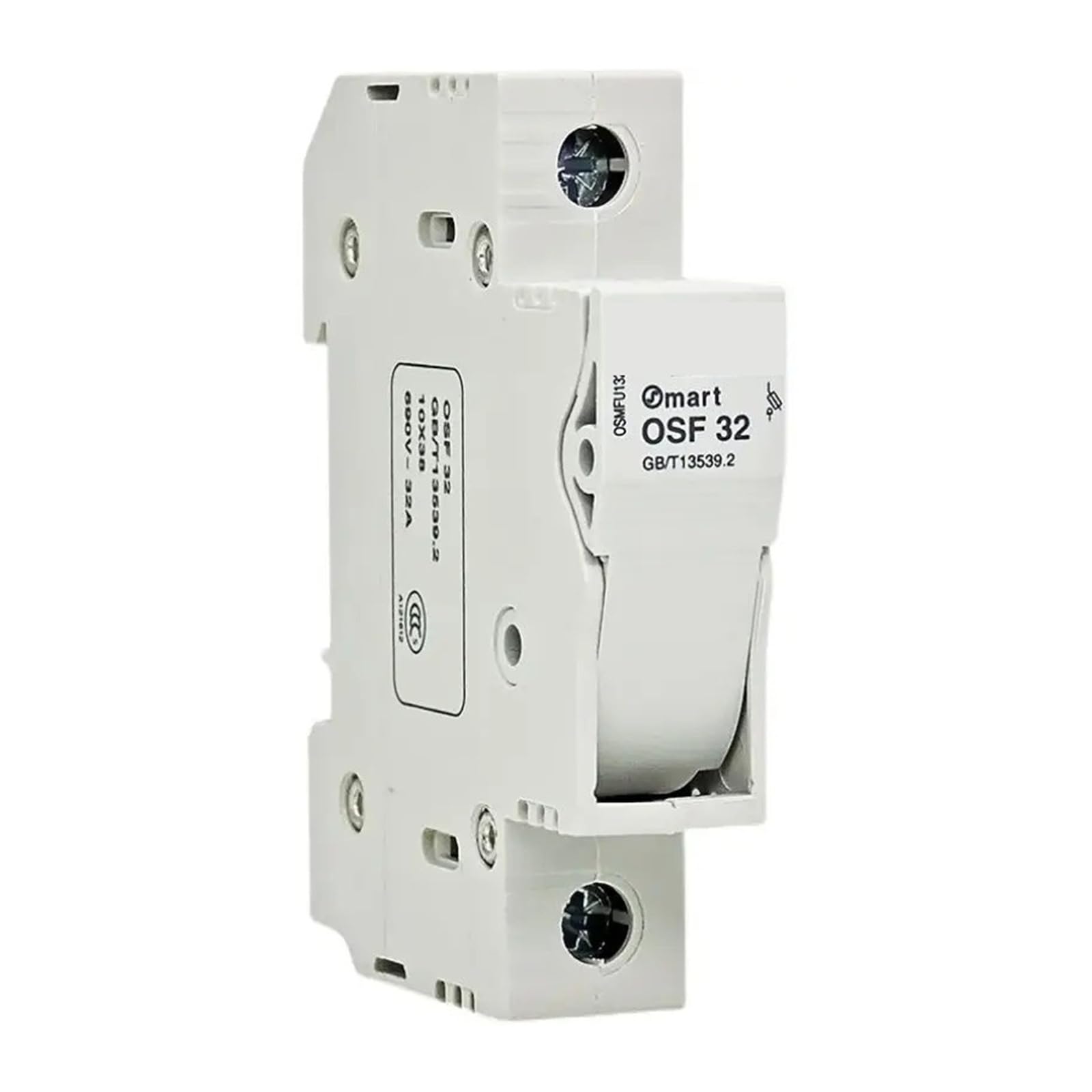 Base OSMFU232 Mart OSF32 2P 1P 10x38 1A-32A FUSE Electrical Circuit Breaker(OSMFU132 1P,10A Fuse)