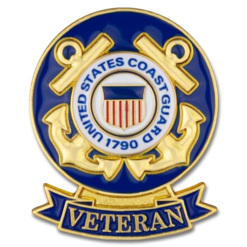 Image of SHOP AWARDS AND GIFTS United States US Veteran Lapel Pin, Retirement and Service, 1-1 /8 inch