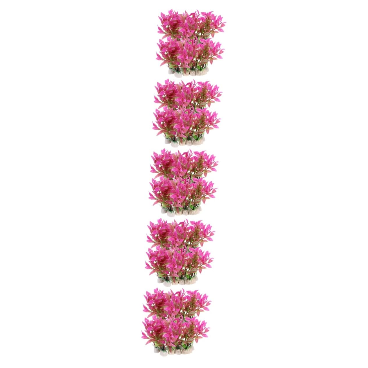 Milisten 100 Piezas Plantas Acuáticas Planta De Acuario Falsa Decoración De Falsas Plantas De Colores para Pecera Plantas De Plastico Ornamento Equipo De Polivinilo Artificial