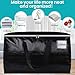 EpicTotes Extra Large Moving Boxes-Moving Bags with Zipper, Carrying Handles and Tag Pocket-Moving Supplies for Space Saving-Totes for Storage - for moving, Storage, Camping and Travel 93L-4 Pack