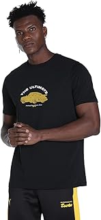 تيشرت بي ال بطباعة رسومات جرافيت للجنسين من بوما، أسود (عبوة من قطعة واحدة)