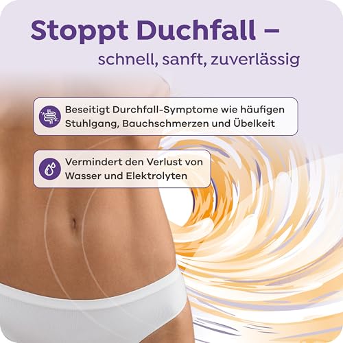 Direxol Durchfallmittel 16 Kapseln – Stoppt akute Diarrhö & reduziert Flüssigkeitsverlust – Lindert Beschwerden wie Bauchschmerzen – für Erwachsene & Jugendliche ab 14