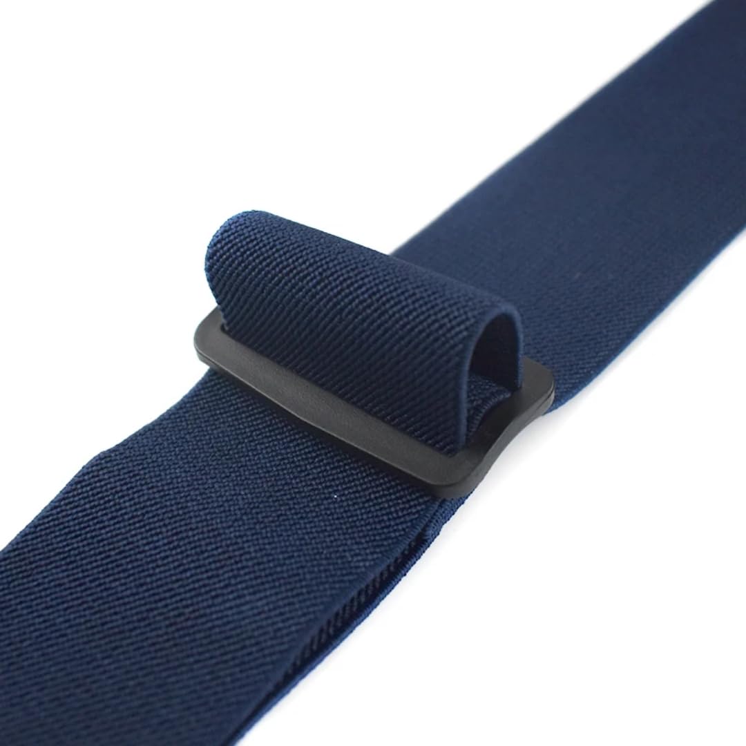 Bretelles Suspender Mode Large Hommes Jarretelle Noir Crochet Boucle 4 Clip Stretch Mâle Bretelles De Travail Hommes Accessoires