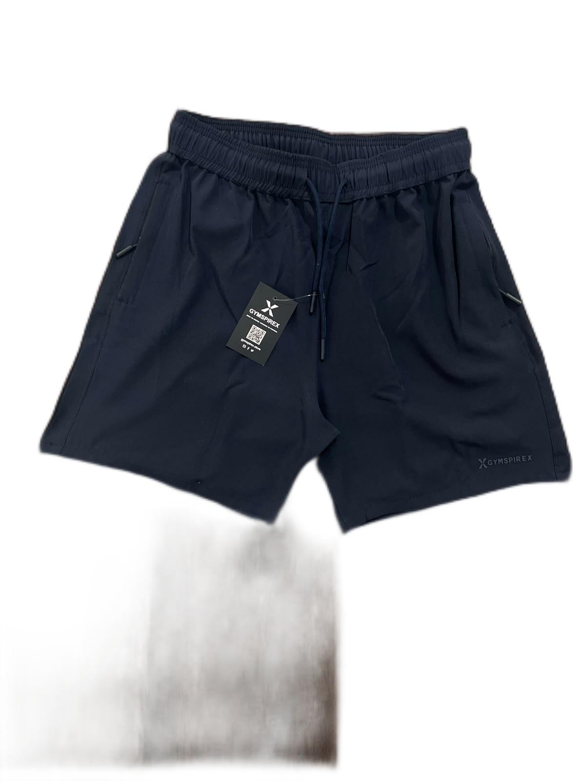 Men's Premium Gym Shorts | 75% Nylon & 25% Spandex | 4-Way Stretch Workout Shorts with 2 Front Zipper Pockets | Quick Dry Running, Training & Sports Shorts-picture-17