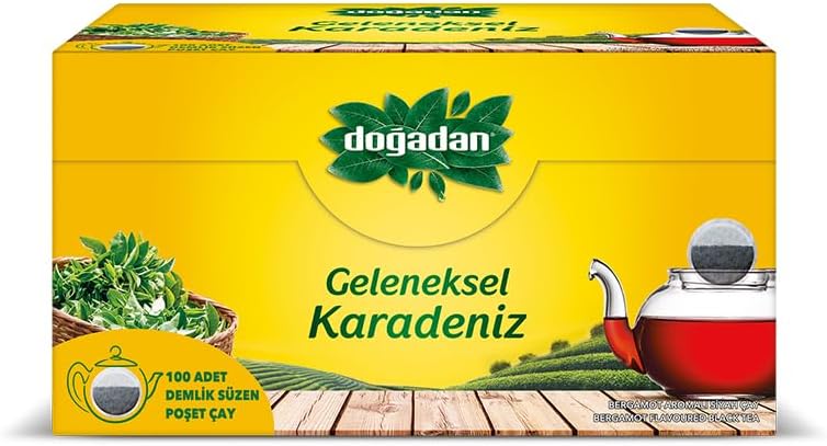 DOĞADAN 100 Adet Demlik Süzgeç Poşet Çay