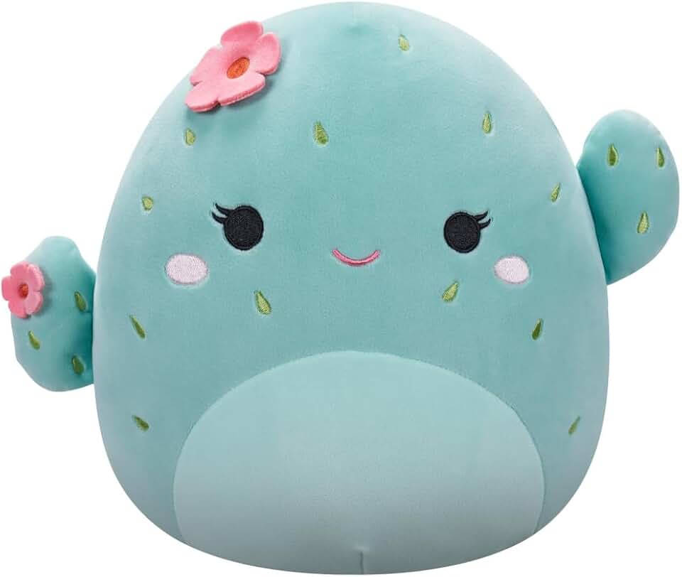 Squishmallows 原始 12 英寸 Graciela 薄荷桶仙人掌 - 官方 Jazwares 毛絨玩具（中）