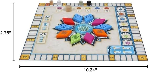 لعبة Asmodee Azul Summer Pavilion اللوحية - لعبة إستراتيجية وضع البلاط، متعة عائلية للأطفال والكبار، الأعمار 8+، 2-4 لاعبين، وقت لعب 30-45 دقيقة