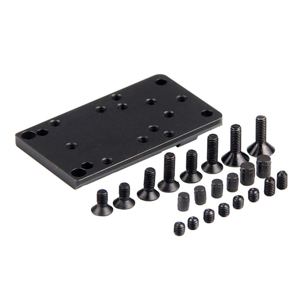 SPINA OPTICS Jagd-Rückvisier G Plate Base Mount Universal Red Dot Sight Optik Sight Mount G Plate Base Kit