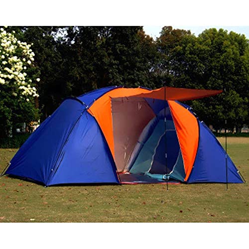 Tente de camping 5-8 places double couche étanche avec 2 chambres pour voyage et famille