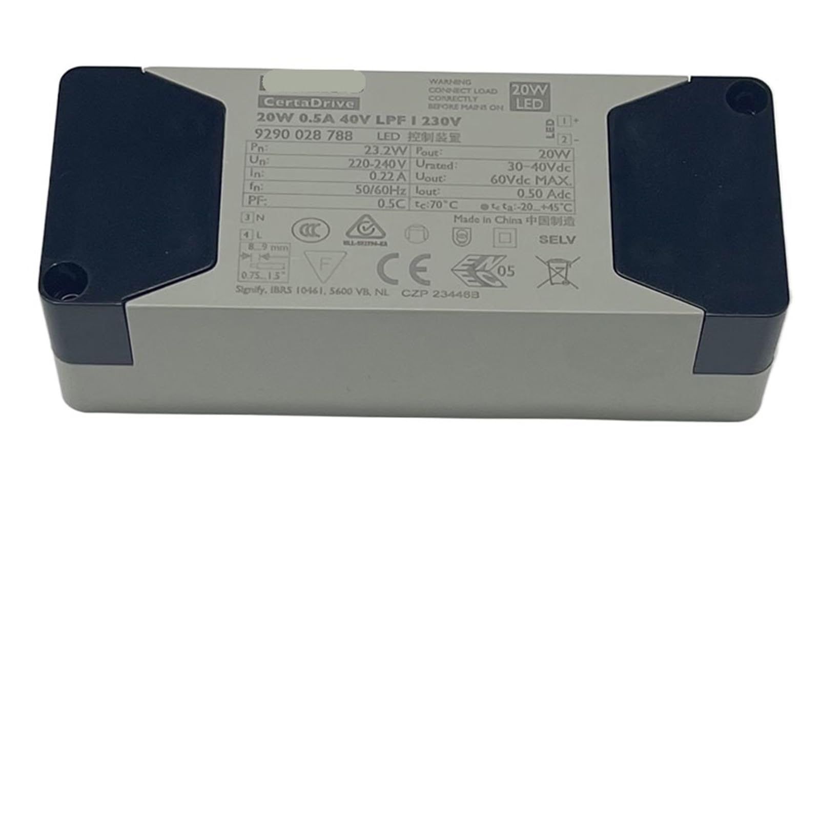 Alimentation LED pour pilote 20W pour un éclairage de salon fluide en 30-40V