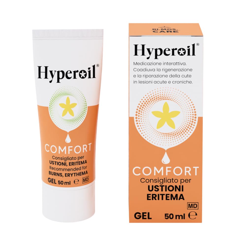 HYPEROIL TUBO GEL 50ml USTIONI Dispositivo medico CE - Confezione risparmio 2 pezzi