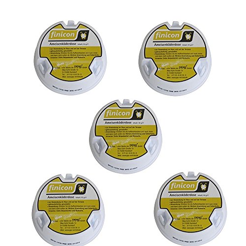 Preisvergleich Produktbild 5 x Finicon Ameisenköderdose Ameisengift Ameisenmittel