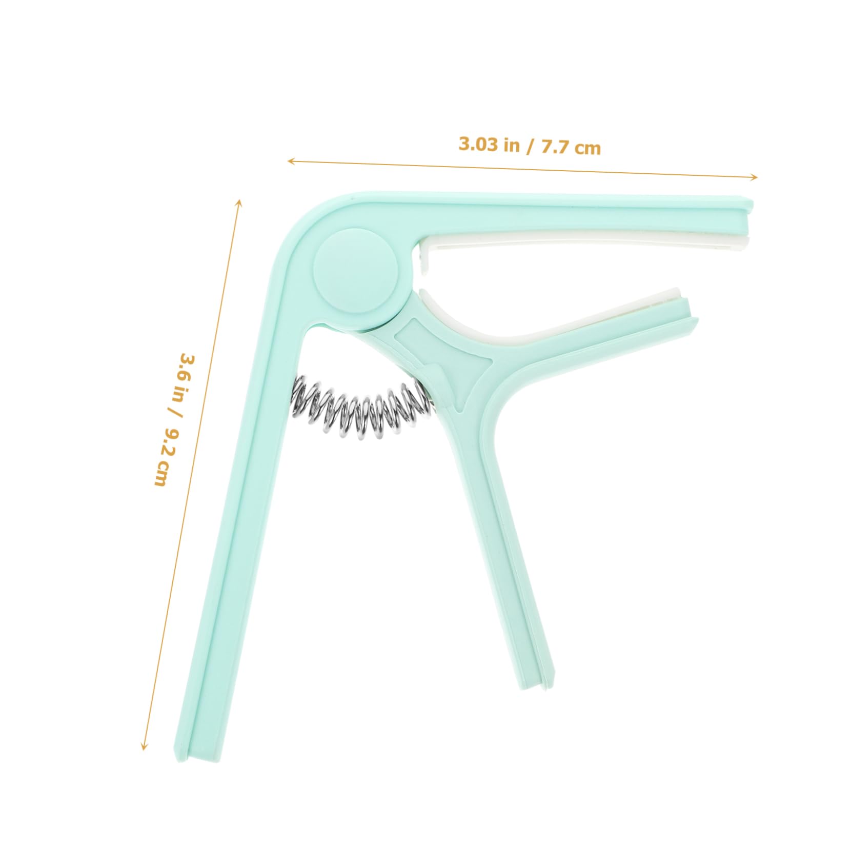 GOOHOCHY Guitar Accessory Set 2pcs Acoustic Guitar Capos Tuning Clips for Ukulele Durable Plastic Easy to Use