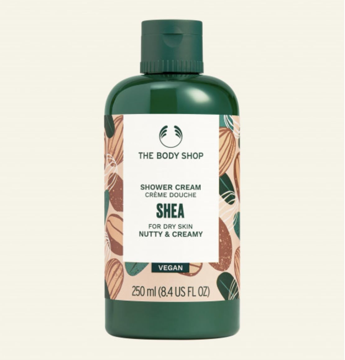 The Body Shop Coffret cadeau au karité - Ensemble de soins pour peau sèche - Crème douche, beurre corporel, baume pour les mains, savon et fleur de ramie - Cosmétiques naturels végétaliens