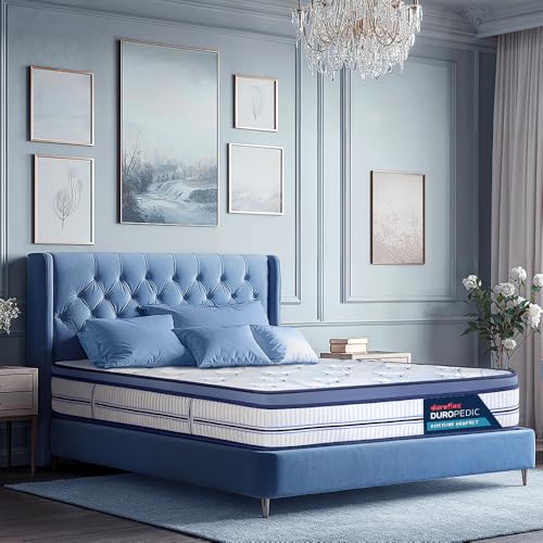 Image of Duroflex Posture Perfect - Doctor Recommended |5 Zone Dual Density Orthopedic Support Layer |Heat Away Technology | 8 Inch Single Size| 3 Zone Pocket Spring Mattress with Euro Top, (72x36x 6+2 Inch)
