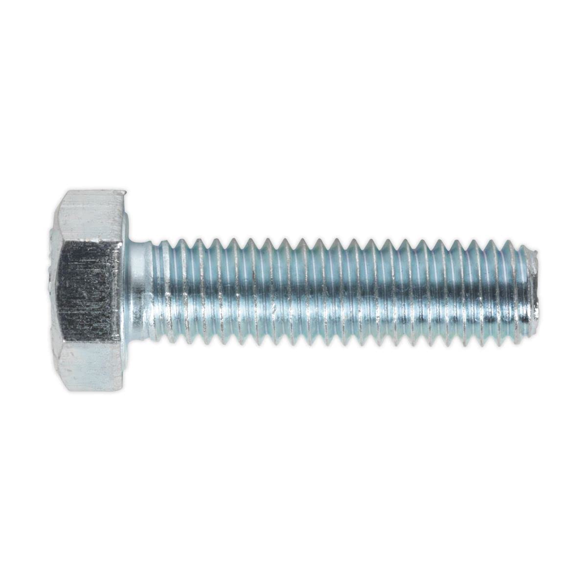 Sealey Ht Setscrew M8 X 30Mm 8.8 Zinc Pack Of 50
