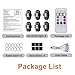 6-Pack Wireless LED Strobe Remote Lights | 8 Colors, Anti-Collision & Waterproof | Emergency Flash for Car, Motorcycle, Bike, Drone | Ideal for Holiday Ambiance