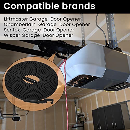 Image of Vanesa41A5434-11 Belt for 7Ft High Garage Door,234 inch Garage Door Opener Belt | 041A5434-11A drive belt Compatible with Liftmaster /Chamberlain /Sentex Models 41a5483-4b, 2280, 2500, 2580, 3280, 3500