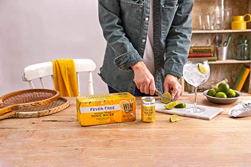 image for Fever-Tree Premium Indian Tonic Water Cans, No Artificial Sweeteners, 