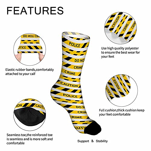 Image of Pehede Socks Mens Fun Dress Socks for Women Funny Novelty Crazy Design Socks