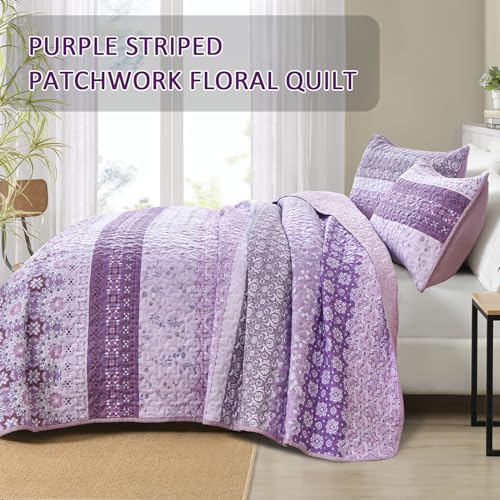 Parure de lit patchwork en microfibre légère haut de gamme - 5