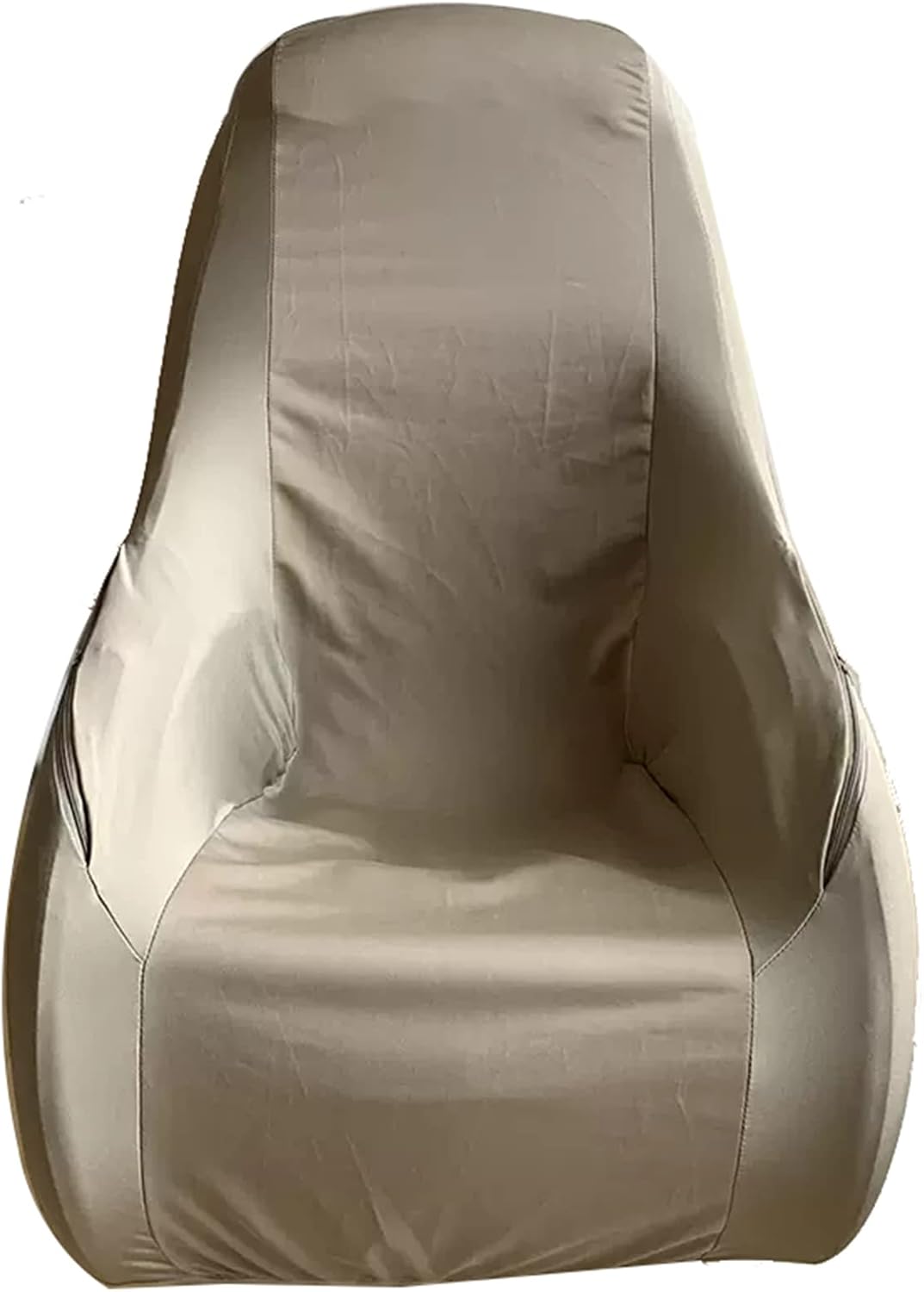 Small Shiatsu Armchair Slipcovers, Zero Gravity Single Recliner Chair Dustproof Protector Cover Wear-Resistant Dust Proof Protective Cover,Khaki