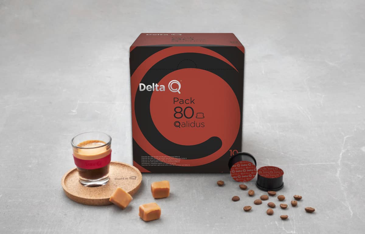 Delta Q Pack XL Qalidus - Café Cápsulas - Intensidad 10-80 Cápsulas & Delta Q Pack XL Qharacter - Café Cápsulas - Intensidad 9-80 Cápsulas