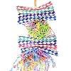 Bonka Bird Toys 1730 Foraging Heart Forage Shredding Natural Parrot Quaker Parrotlet Cockatoo Finch
