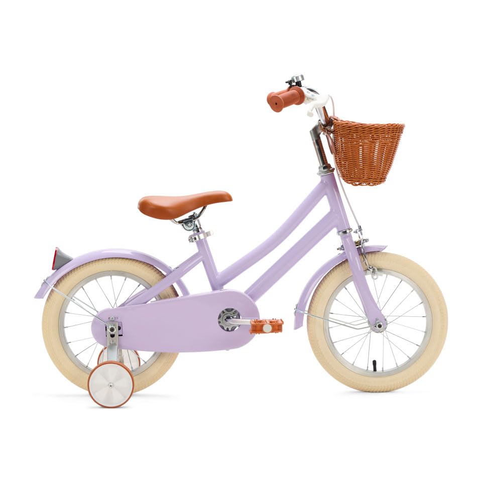 Generation Hip Kinderfahrrad 14 Zoll - Lila - Fahrrad mit Stützrädern für Kinder von 3 bis 5 Jahren