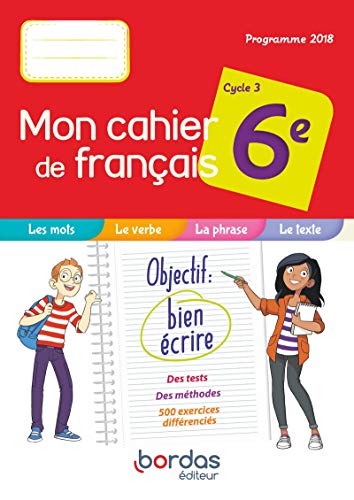 Télécharger Mon cahier de français 6e PDF
