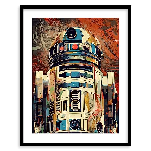 Poster Star Wars Yoda Selfie – Impression Giclée 14x20 Pouces – Encadrable