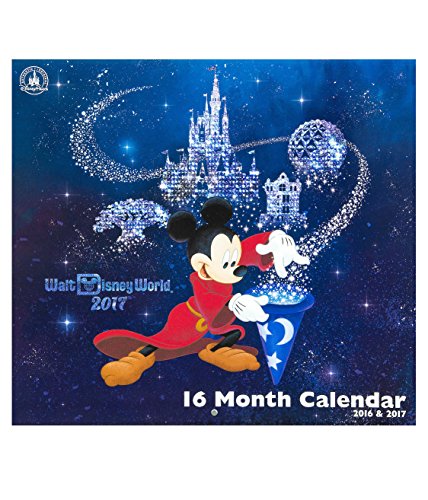 Walt Disney Parks 2016 - 2017 16 Month Photo Calendar NEW