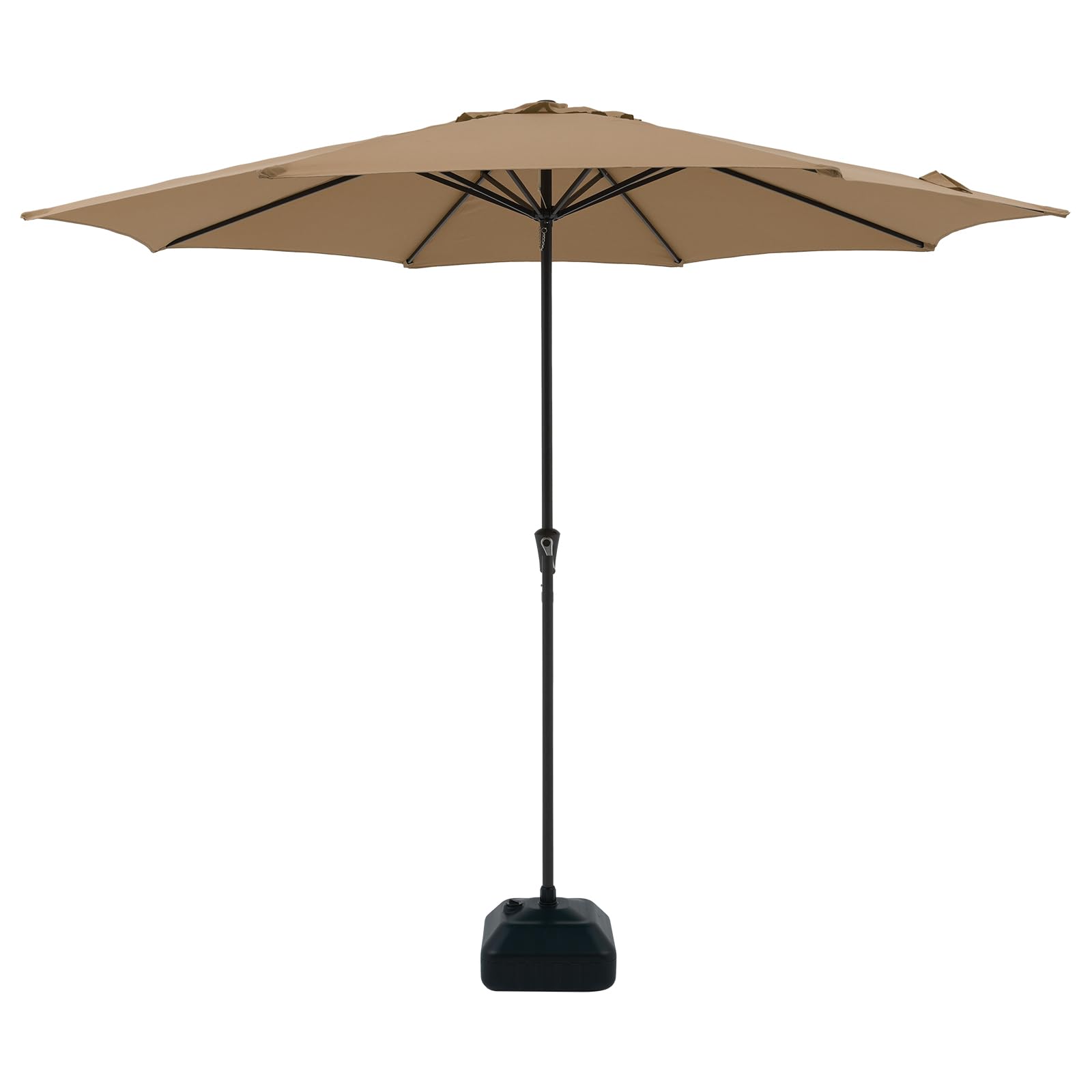 COBANA Patio Umbrella with Base Included, Outdoor Market Table Umbrella with Umbrella Stand Weights