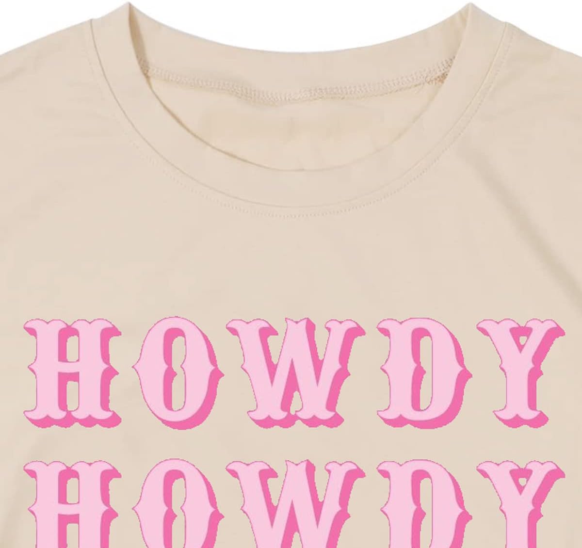 Howdy T-Shirt Cowgirl Women Rodeo Hat Southern Western Country Music Casual Short Sleeve Shirts Graphic Top Tees - Image 3