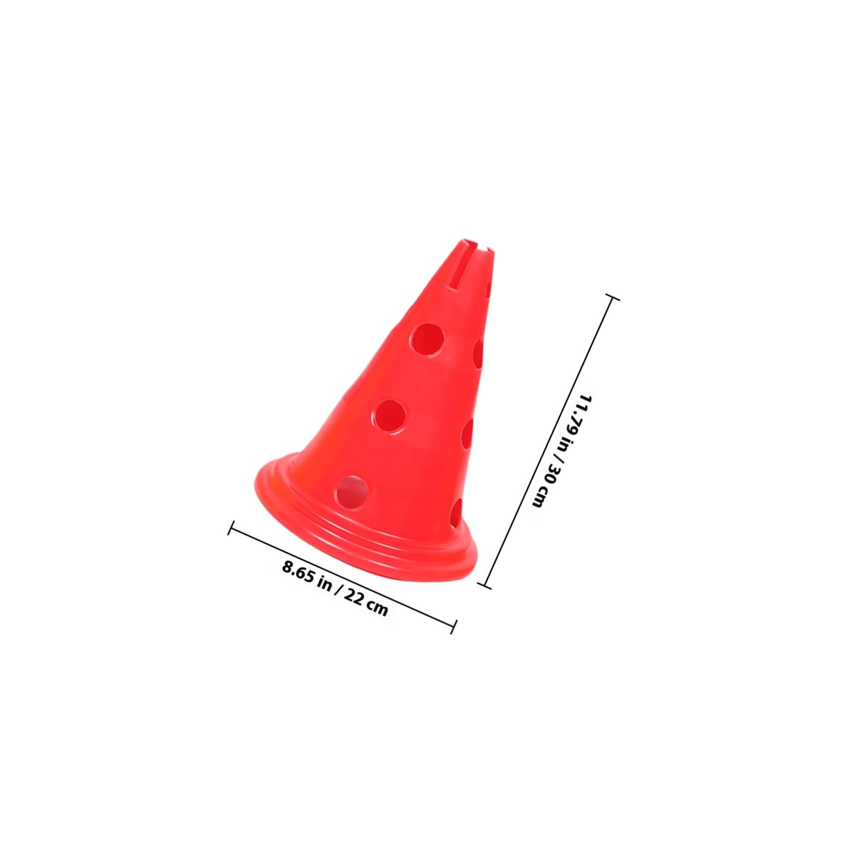 GANAZONO Coni per Allenamento Sportivo per Ragazzo Ragazza 30 Cm Coni di Segnalazione Agilità per Calcio e Basket Set 5 Pezzi per Esercizi Indoor e Outdoor