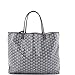 Goyard, Pre-Loved Saint Louis Tote Printed Coated Canvas GM, Gray