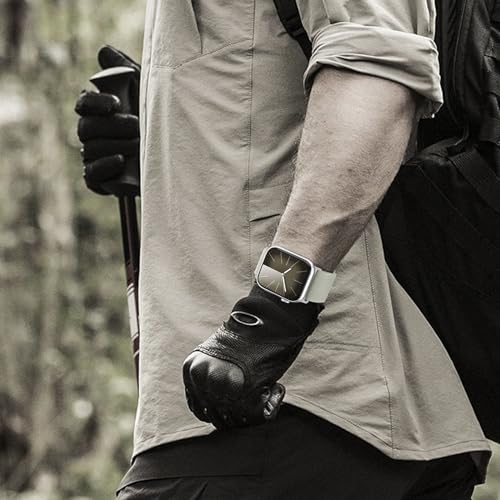 Suphart Compatible with Apple Watch Band 42mm 41mm 40mm 38mm for Men Women Stretchy Solo Loop Band Nylon Sport Band Designed for Apple Watch SE Series 10 9 8 7 6 5 4, Starlight - image 7