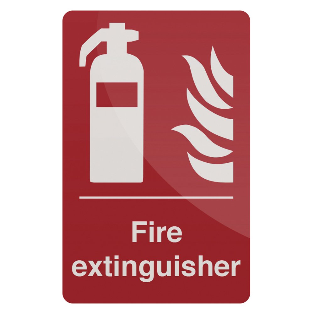 Fixman 297918 Self-Adhesive Fire Extinguisher Sign 200 x 300mm