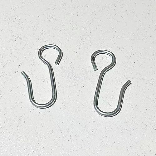 Metal Curtain Track Hooks S Shaped Small Curtain Hooks Stainless Steel Drape Wire Hook for Ceiling Curtain Track Accessories - Image 3