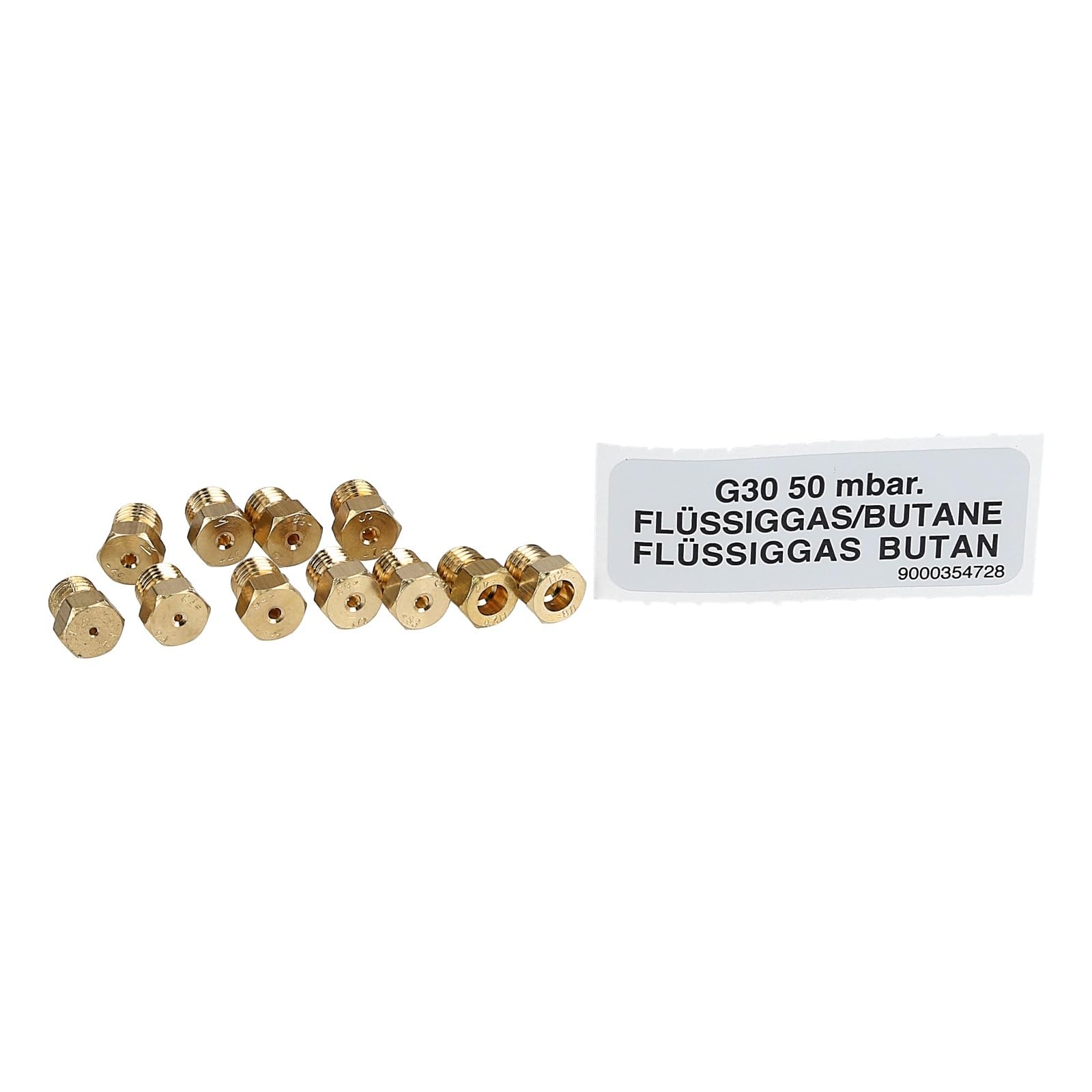 easyPART Kompatibel/Ersatz für BOSCH 12012011 Flüssiggasdüsen G30 50mbar Satz für Gaskochfeld