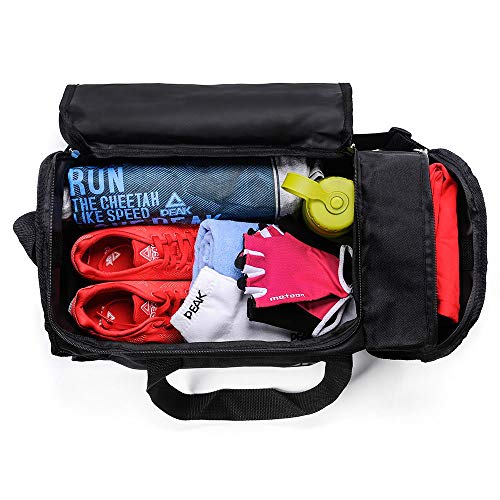 Meteor-2040L-Fitness-Bag-Gym-Bag-Duffel-Bag-Sports-Duffle-Large-Capacity-Shoe-Compartment-Travel-Lightweight