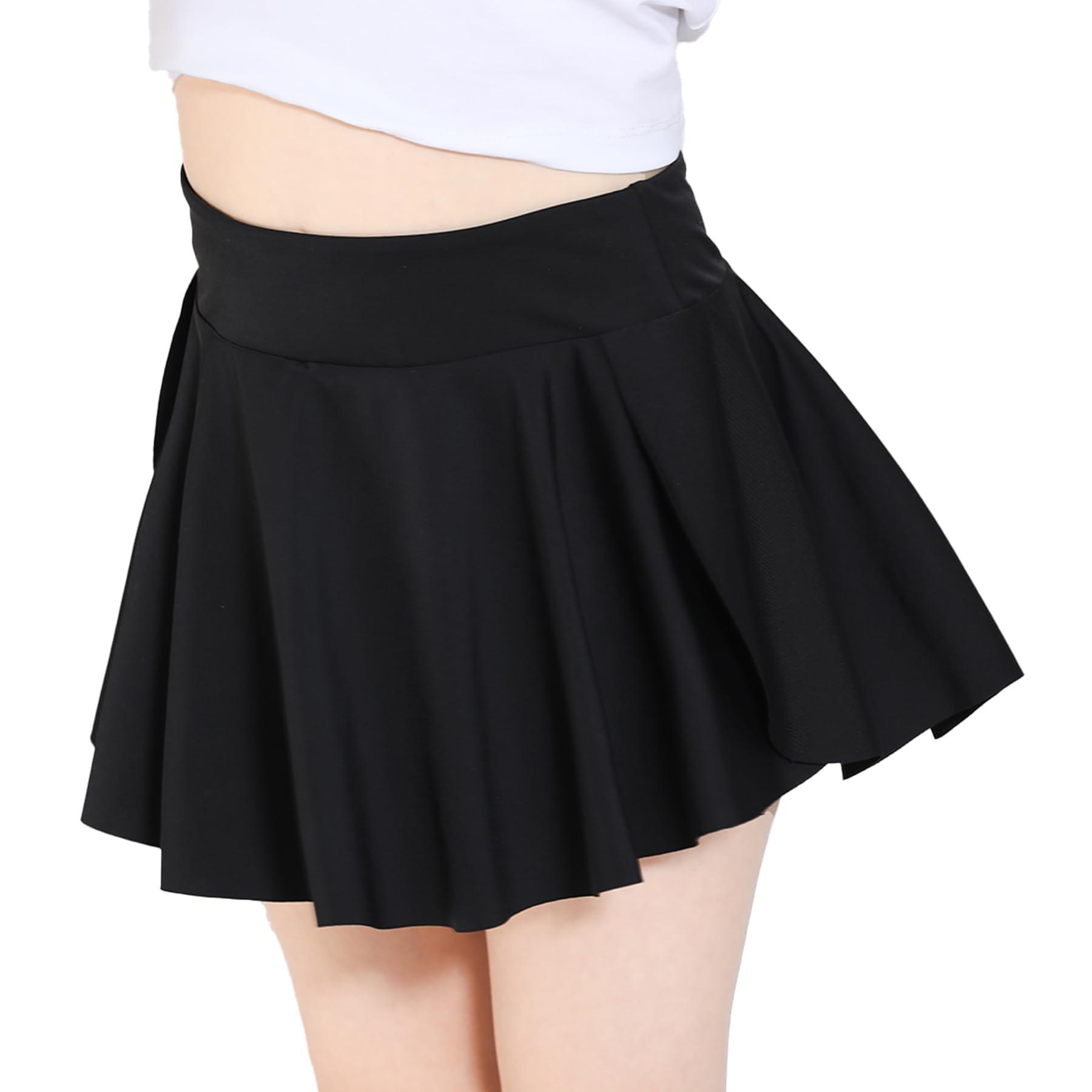 Hvididan Skort Girls, Athletic Skirts for Tennis Golf, Butterfly Flowy Shorts for Kids, Shorts with Pocket