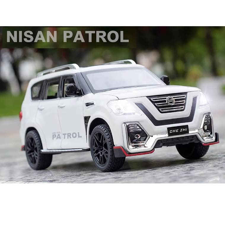 Image of Invite Enterprise 1:24 Scale Die-Cast 2022 Nisssan Patrol Large with 6 Openable Doors-Multicolor
